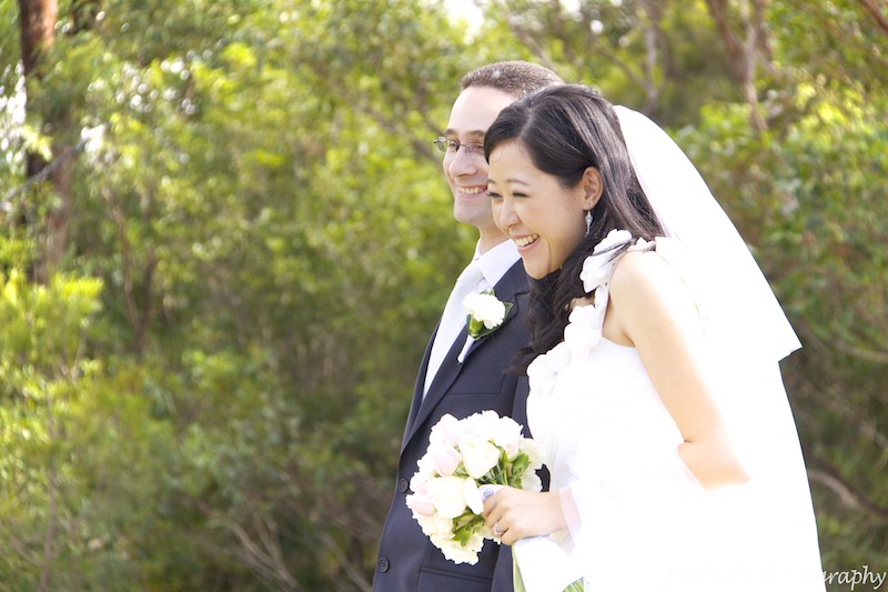 smiling couple - wedding photography sydney